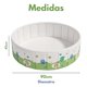 thumbnail image 2 of Alberca Plegable Redonda Infantil Rígida Portátil Chica (90 cm de diámetro x 45 cm de alto) ¡No Necesita Inflar!, 2 of 9
