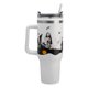 thumbnail image 3 of Termo Alto Doble Pared Asa y Popote, Ambient21, Jack y Sally, Capacidad 1. 2 L, Blanco, 3 of 7