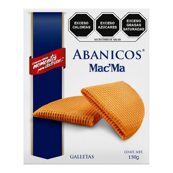 Galletas Mac'Ma abanicos 150 g