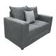 thumbnail image 3 of Love seat El Bazar Store Miami Lino Gris oxford 2 plazas, Modular, Moderno, Sala, 3 of 5