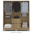 thumbnail image 3 of Ropero Closet 6 puertas y 2 cajones Color Miel Mobi, 3 of 6