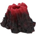 thumbnail image 2 of 1pc Fish Tank Volcanic Decor Aquarium Landscape Adornment Fish Tank Decor (Red), 2 of 5