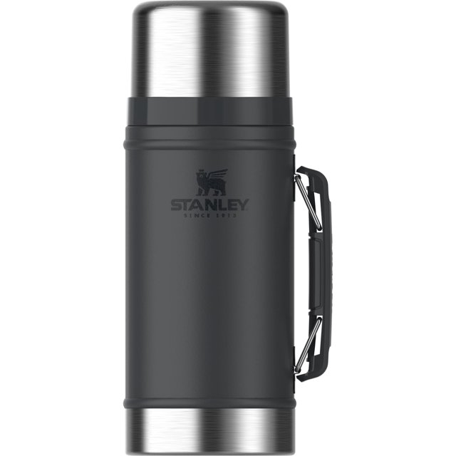 Frasco para Comida Stanley Clásico 1.0 qt Aislado al Vacío Negro