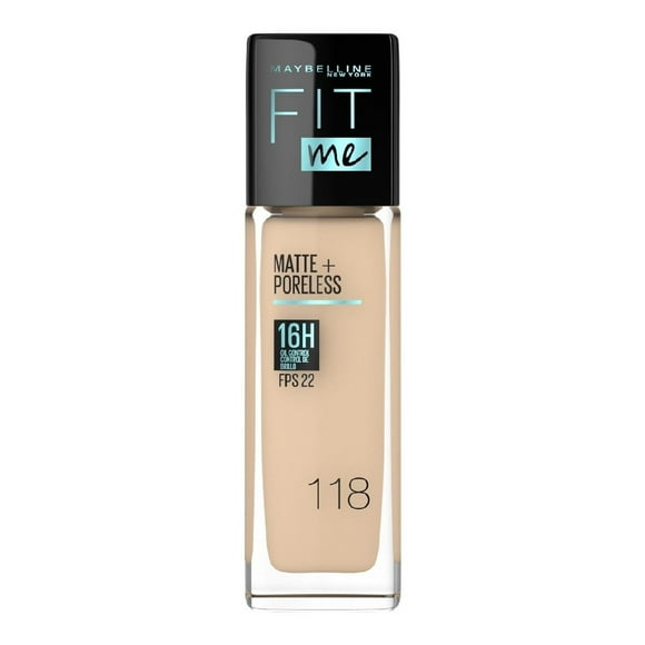 Base de maquillaje Maybelline New York Fit Me! matte + poreless 118 light beige 30 ml