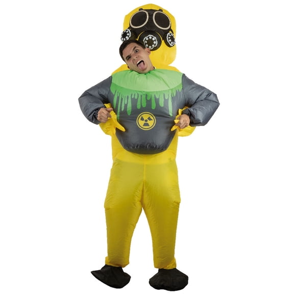 Disfraz Inflable Divertido Sr. Chernoby Halloween Botarga de Zona Radioactivo