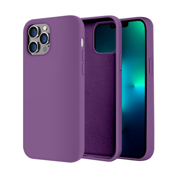 Funda de Protección para iPhone 13 Pro - Sovico - Silicón con Forro de Microfibra
