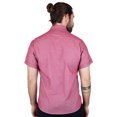 thumbnail image 3 of Camisa Roja Manga Corta Slim Fit Bolsa Semi Oculta Para Caballero, 3 of 4