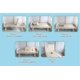 thumbnail image 5 of Gambimedic Cama Hospital Multifuncion 5 Posiciones Manual Baño Mesa Color Blanco Colchon Elevacion D, 5 of 10