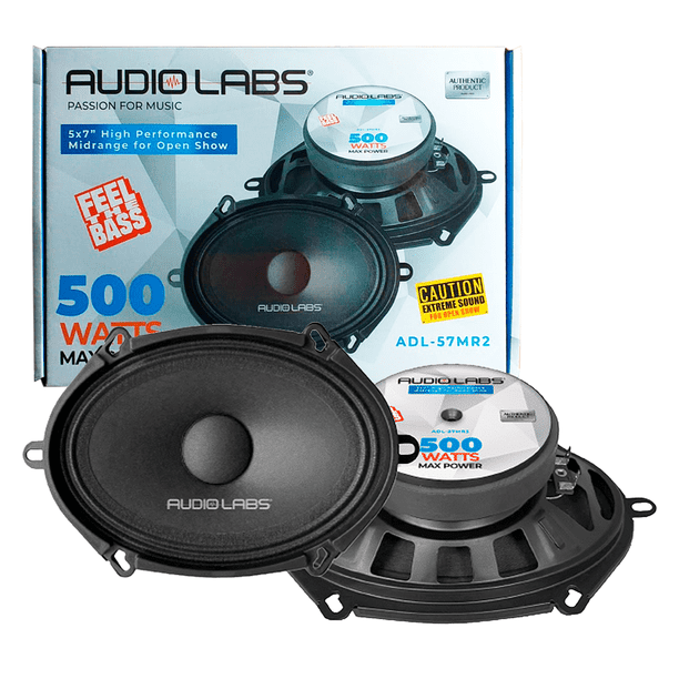 Medio Rango para Open Show Audio Labs ADL-57MR2 500 Watts Max 5Ã7 Pulgadas 250 Watts RMS (Venta indi Audio Labs ADL-57MR2