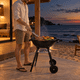 thumbnail image 2 of Asador de Carbon Redondo con Tapa y Ruedas Parrilla BBQ de Acero para Jardin Patio Terraza y Camping Asador Portatil Negro, 2 of 10