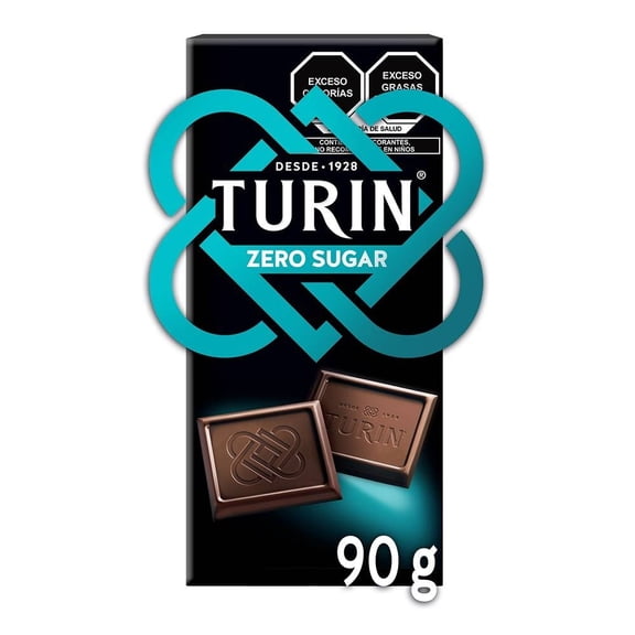 Chocolate amargo Turin sin azúcar 90 g
