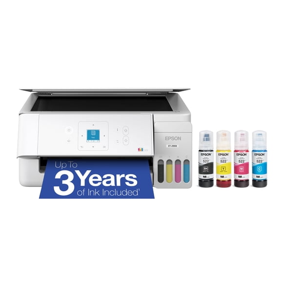 Impresora Epson EcoTank ET-2903 Inalámbrica a Color (Blanco)
