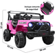 thumbnail image 5 of Camioneta Montable Electrica para Niños Control Remoto 12v - Rosa Claro, 5 of 8