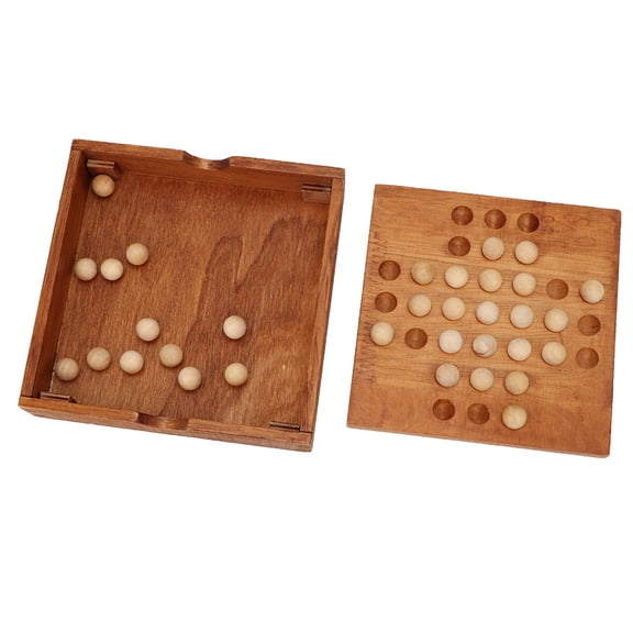 Juego De Rompecabezas, Juego Intelectual Tradicional De Antiguo Juguete De Ajedrez De Rompecabezas Chino Con 33 Cuentas Y Caja De Almacenamiento Para Niños Adultos