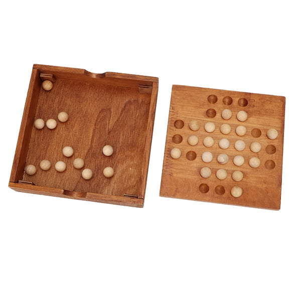 Juego De Rompecabezas, Juego Intelectual Tradicional De Antiguo Juguete De Ajedrez De Rompecabezas Chino Con 33 Cuentas Y Caja De Almacenamiento Para Niños Adultos