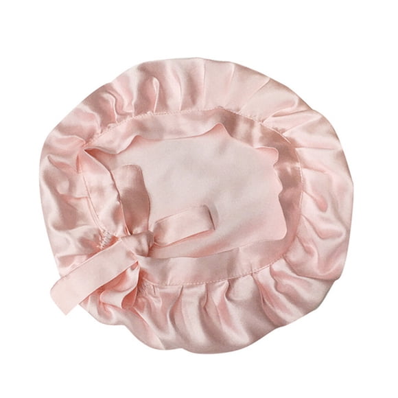 Billuyoard Gorros de noche con banda elástica, gorro de dormir, envoltura ajustable para el cuidado del cabello, gorro de dormir de belleza para Juegos de accesorios de baño