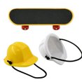 thumbnail image 2 of Juguetes de piscina, juguetes para bebés, juguetes para niños pequeños, superventas, casco para mascotas, patineta, juego de 3, sombrero de ingeniería para mascotas, casco, hámster, lagarto, juguete,, 2 of 6
