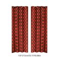 thumbnail image 3 of 1 Cortina Navideña Estampada Perforada para Sala de Estar, Cortinas Opacas, Decoración Navideña de 53 X 84 Pulgadas., 3 of 7