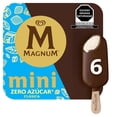 thumbnail image 1 of Paletas heladas Magnum mini zero azúcar clásica sabor vainilla 6 pzas de 42.2 g c/u, 1 of 4