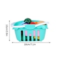 thumbnail image 3 of Cocina interactiva para niños con carrito de la compra y cortador de verduras | Sonido realista y pegatinas reutilizables | Comida de juguete para niños y niñas, 3 of 5