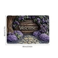 thumbnail image 3 of Tapete Floral para Entrada, Diseño Usa Villages, Grueso y Repelente a La Suciedad, Ideal para La Entrada de La Cocina., 3 of 6