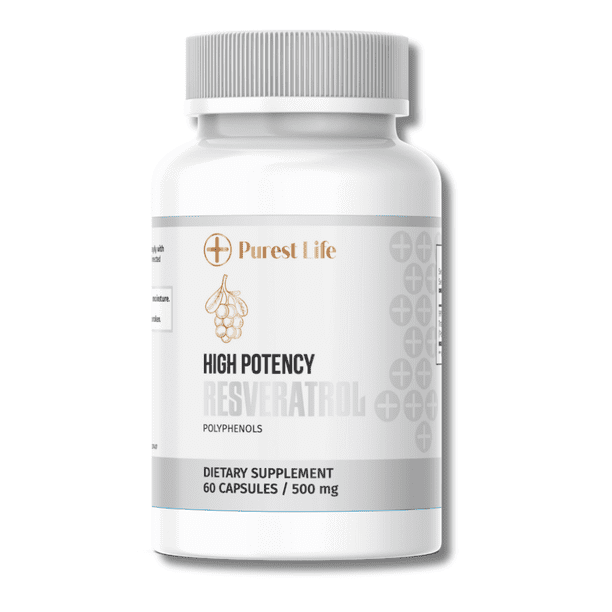 Resveratrol antioxidante natural con extracto de uva roja cápsulas 60 pzas