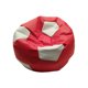 thumbnail image 1 of Puff Balón De Futbol Soccer Lunics Rojo/Blanco Grande, 1 of 2