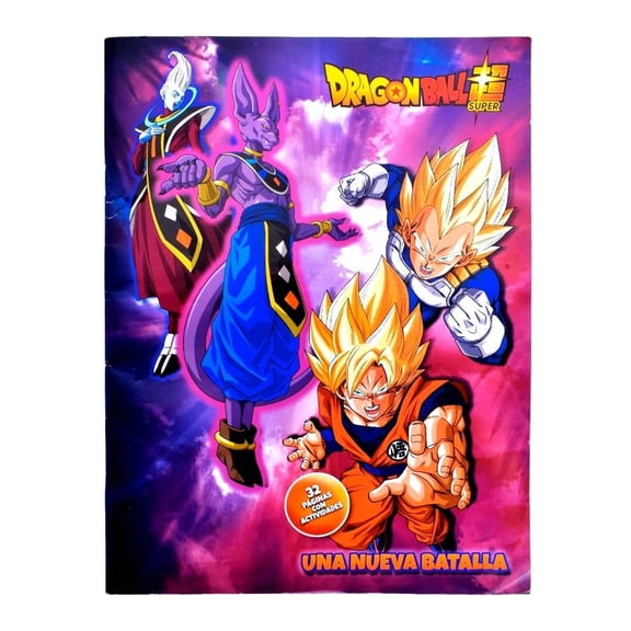 Libro para Colorear Prichos Dragon Ball Super Una Nueva Batalla