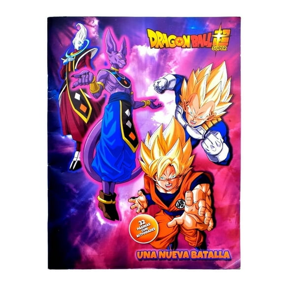 Libro para Colorear Prichos Dragon Ball Super Una Nueva Batalla