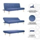 thumbnail image 3 of Sofá Cama Taipei Loomber Color Azul Marino Respaldo Reclinable 3 Posiciones, 3 of 8