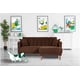 thumbnail image 1 of Sala Modular Sofá Cama Reversible De Lino Chocolate Modelo Avocata, 1 of 6