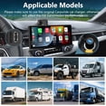 thumbnail image 3 of Carpuride 10.26" Estéreo Inalámbrico para Auto para Apple Carplay Android Auto, Pantalla Táctil Audio Portátil para Auto, 3 of 9