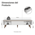 thumbnail image 3 of Mueble Mesa para TV Madesa Reims hasta 80' Blanco, 3 of 11
