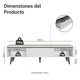 thumbnail image 3 of Mueble Mesa para TV Madesa Reims hasta 80' Blanco, 3 of 11