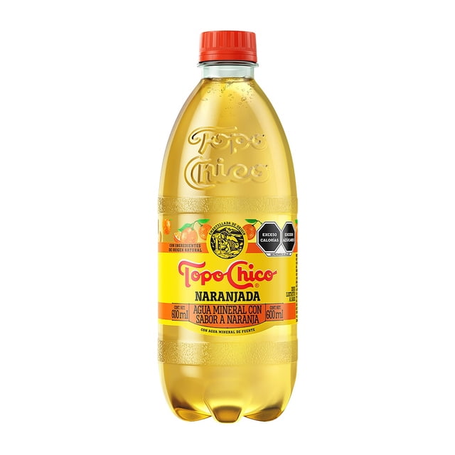 Agua mineral Topo Chico naranjada 600 ml