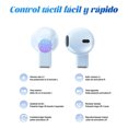 thumbnail image 2 of VEATOOL K520 Auriculares Inalámbricos Intrauditivos, Bluetooth 5.3, Diseño con Cordón Portátil, Perfil Doble en Forma de Corazón, 2 of 8