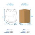 thumbnail image 4 of Freidora de Aire Ninja DoubleStack 2 Cestas 7.5 Litros Color Negro, 4 of 7