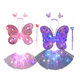 thumbnail image 1 of 2 Pzs Alas De Mariposa Para Niña Vestido Corto De Ballet Led Multicolor, 1 of 5