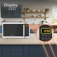 thumbnail image 3 of White Westinghouse  Horno de Microondas 1.5 pies  Modelo WWCMV14042WESB  Display LED  Interior Gris  Manija de Aluminio  Plato Giratorio  Descongelado, 3 of 7