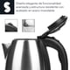 thumbnail image 4 of Cafetera Tetera Eléctrica Jarra Metálica Hervido Agua 1.8l, 4 of 9