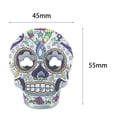 thumbnail image 2 of Cadena de luces de calavera de Halloween, decoración de horror, 2 of 9