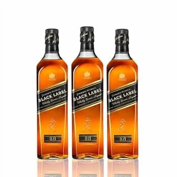 Pack De 3 Whisky Johnnie Walker Black Label 12 Years 750Ml Imp
