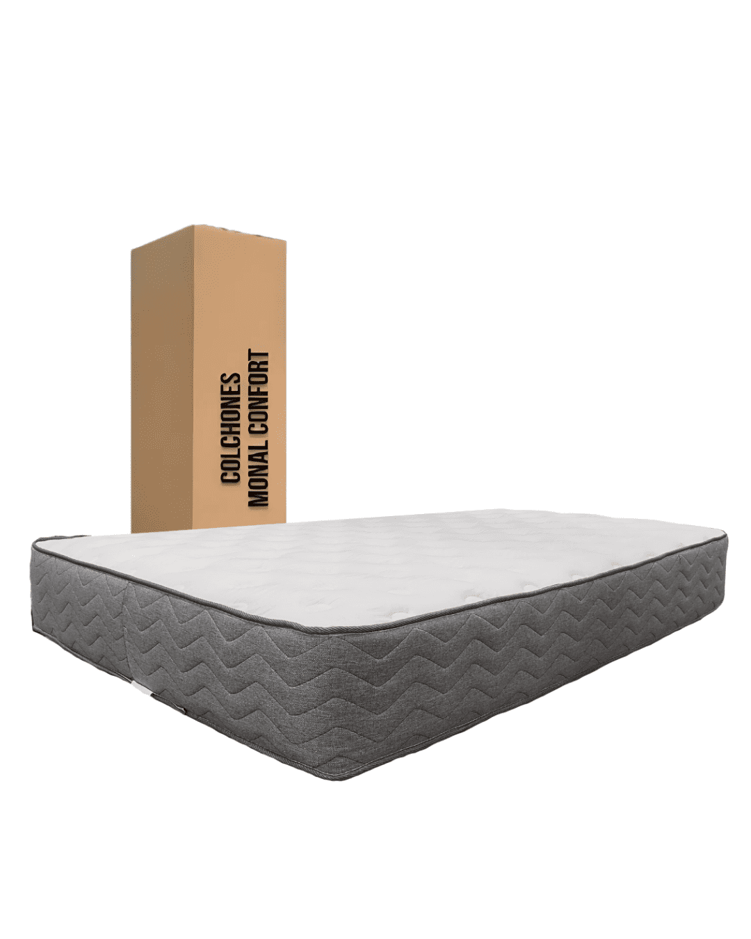 Colchón Individual en Caja Semi Firme 25 cm de grueso CONFORT PLUS