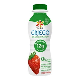 Yoghurt bebible Yoplait Griego con fresa sin azúcar añadida 220 g
