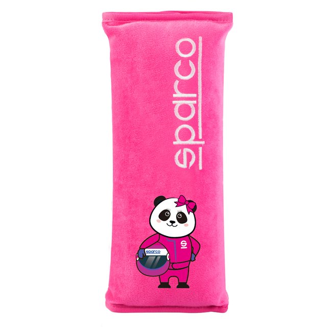 Cojín Pad XL de cinturón de seguridad Sparco Rosa