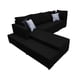 thumbnail image 3 of Sala esquinera EL BAZAR STORE Aquiles 260x200 cm Negro Moderna modular, 3 of 5