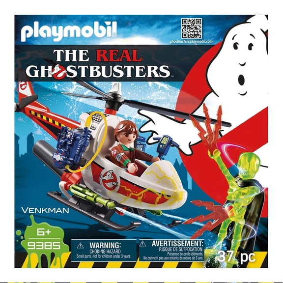 Venkman con Helicóptero Playmobil Ghostbusters 37 Piezas