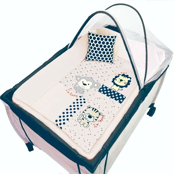 Set de Edredon para Corral/Minicuna Baby Baby Felinos