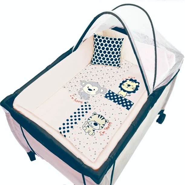 Set de Edredon para Corral/Minicuna Baby Baby Felinos
