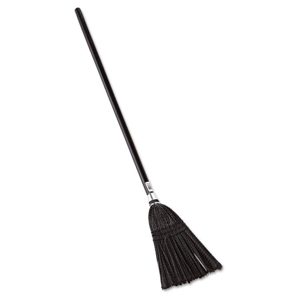 Escoba para vestíbulo Rubbermaid Executive Series Mango de Madera Negro